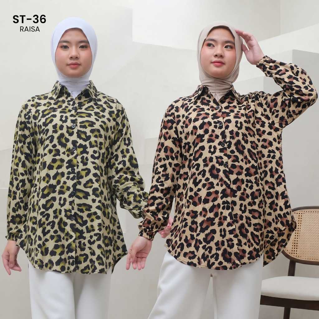 TREND Semitunic Rayon Premium Womens Top ST-36F RAISA LD110 LD120 แขนยาวยืดหยุ่น