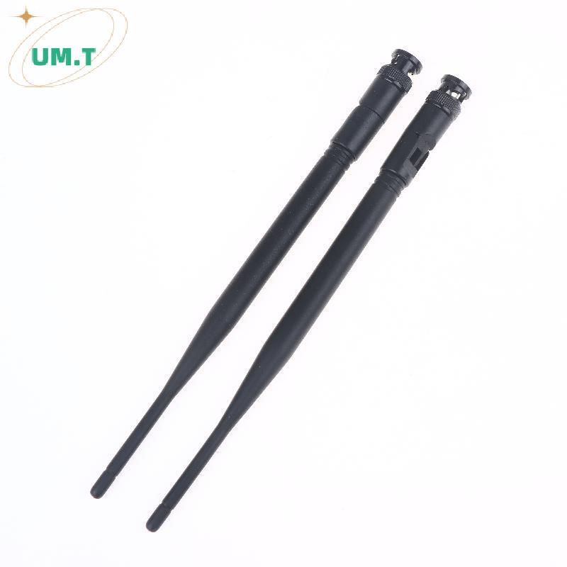 UM.T 2 ชิ้น 5dBi Gain UHF 500MHz-900MHz เสาอากาศ 210 มิลลิเมตรเสาอากาศ UHF พร้อมขั้วต่อ BNC สําหรับอ