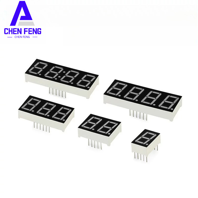0.36/0.56" LED สีแดง 7-Segment Display 1-4 หลัก Common Anode/Cathode Digital Tube