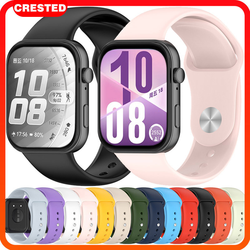 สายซิลิโคนสำหรับ for Huawei Watch Fit 5 4 3 / 5 Pro / 4 Pro สายยางสปอร์ตนุ่ม นาฬิกาอัจฉริยะ Huawei