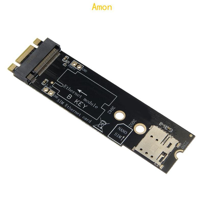 Amon M 2 BM Key 2280 ถึง B Key Slot Converters สําหรับ 3042 3052 โมดูลสําหรับ 3G 4G 5G การเชื่อมต่อใ