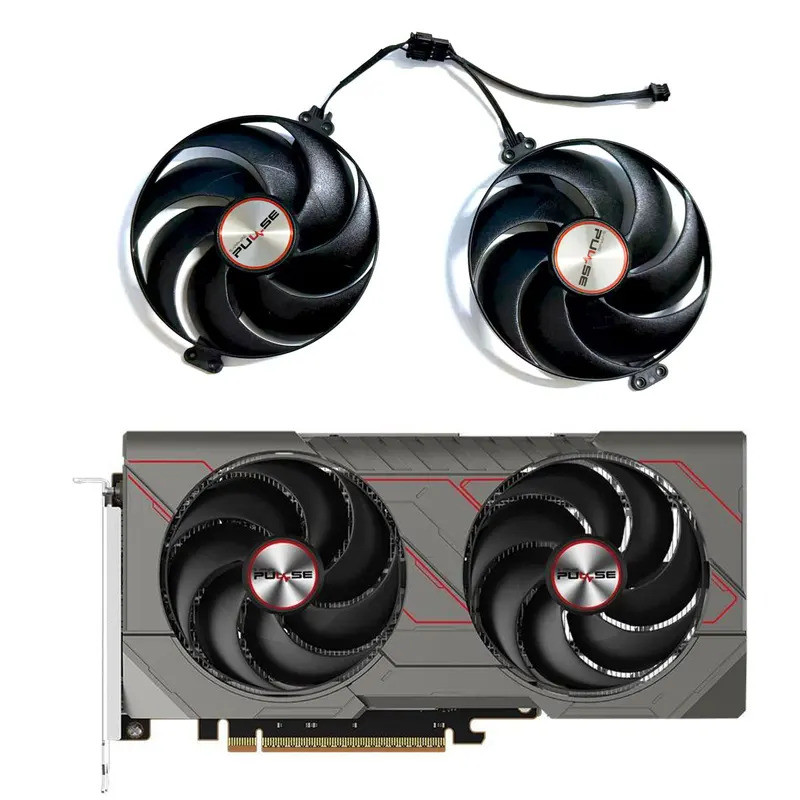 90 มม.4PIN CF9015U12S DC 12V 0.55A RX 9060 XT GPU พัดลมสําหรับ Sapphire โลหะ Pulsation RX 9060 XT XT