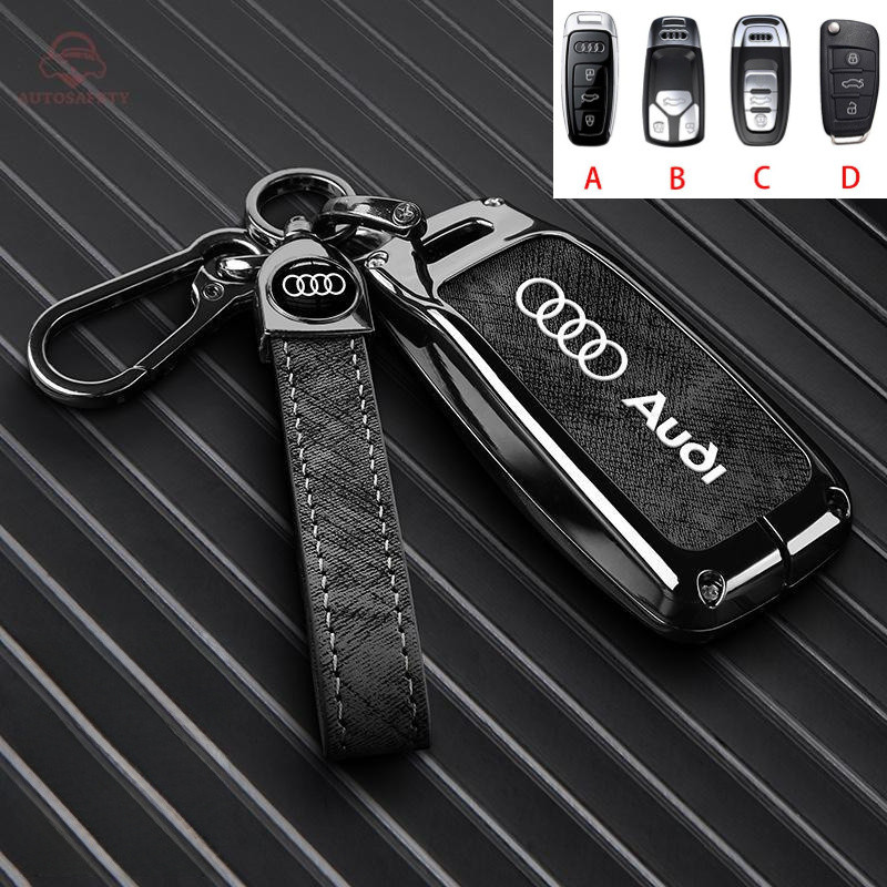 สังกะสีอัลลอยด์รถ Remote Key สําหรับ Audi A6 A1 A3 A7 A5 Sportback C7 C5 A4 B9 R8 Tt Mk2 C6 8p Q7 S7