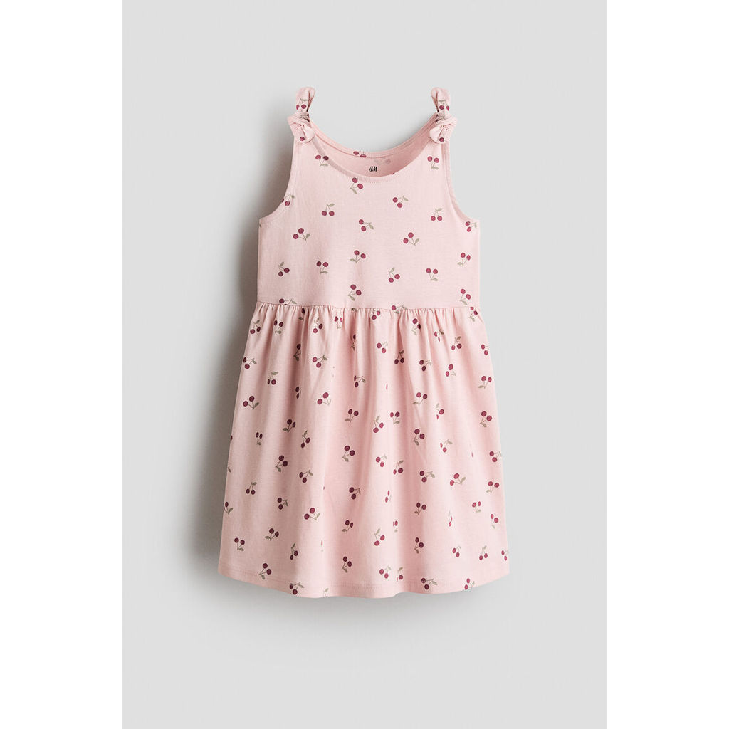 H&M(เอชแอนด์เอ็ม) เดรสผ้าฝ้ายพิมพ์ลาย เด็กหญิง 1348437_1