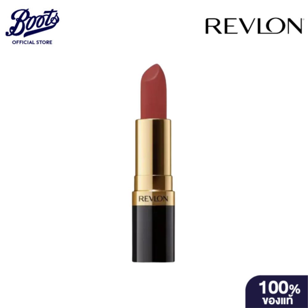 Revlon เรฟลอน ซุปเปอร์ลัสทรัสลิปสติก 4.2 ก. นู้ด เวลเว็ท
