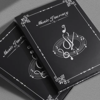 สมุดเก็บโน้ตเพลง ขนาด A4 ใส่ได้ 80 แผ่น ช่องใสแบบสอดด้านบน เก็บเอกสารเป็นระเบียบ เหมาะสำหรับนักร้องและนักดนตรี