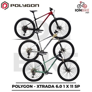 Sepeda MTB 27.5 29 Inch Polygon Xtrada 6 1x11 Speed Frame Alloy Ringan Terbaru 1 x 11 093 C092 C093 Extrada Premier Clovis 5 6 Murah Nyaman Digunakan