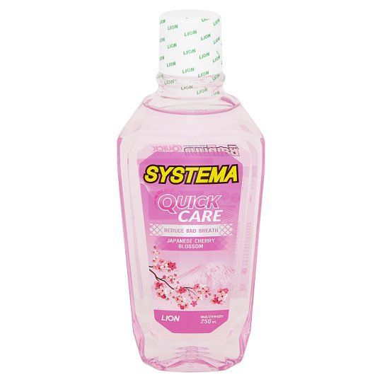 ซิสเท็มม่าน้ำยาบ้วนปากเจแปนิสเชอรี250มล SYSTEMA MOUTHWASH JAPANESE CHERRY 250 ML.