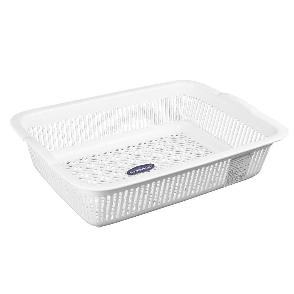 [สินค้าส่งด่วน]  MICRON WAREตะกร้าเหลี่ยม23.5X33X29CM MICRON WARE MINI SQUARE BASKET 23.5X33X29CM