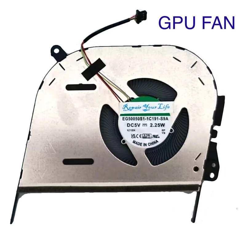 CPU GPU พัดลมระบายความร้อนสําหรับ ASUS Pro 16X OLED N7600 M7600 M7600Q X7600 M7600QE M7600RE 13NB0UV0T04011 พัดลมแล็ปท็อป Cooler หม้อน้ํา