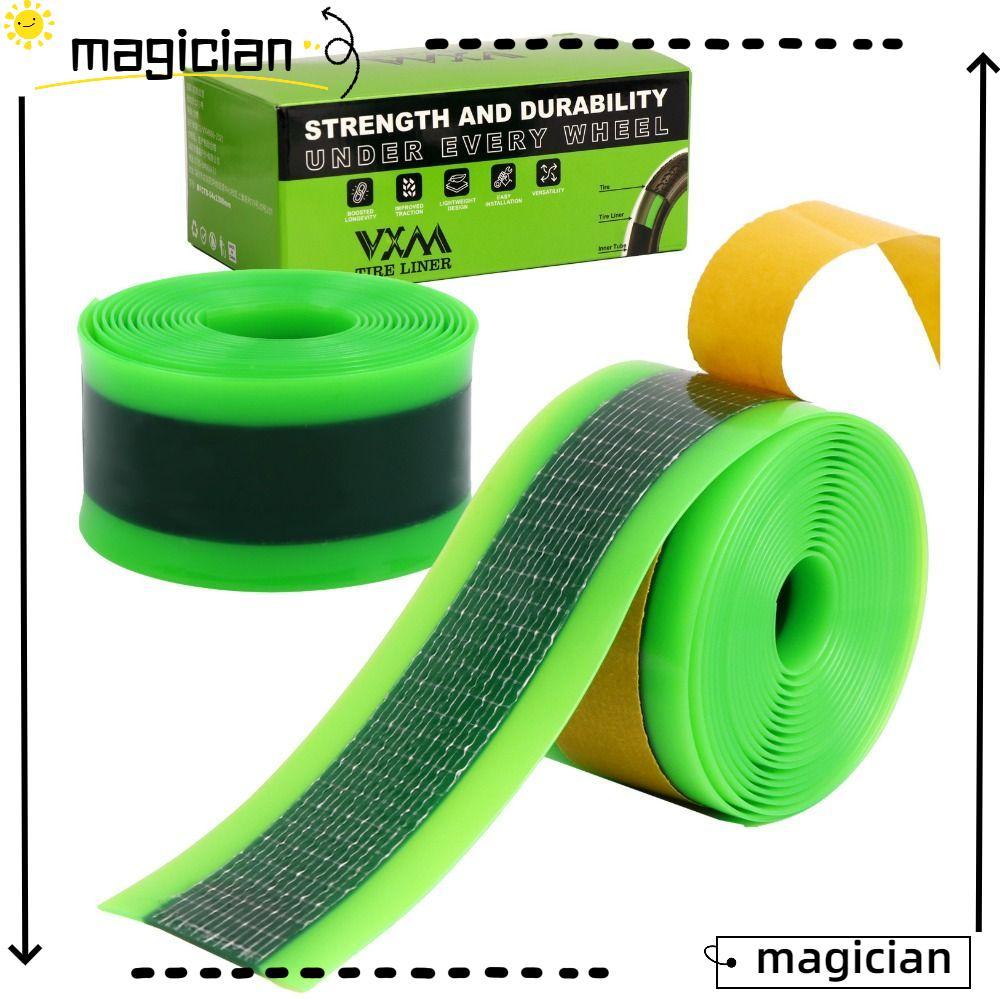 แผ่นรองยางในจักรยาน MAGICIAN, แผ่นยางนิรภัยป้องกันการเจาะ, การ์ดถนนระดับพรีเมียมที่ทนทานแบบมีกาวในตัวป้องกันชิ้นส่วนจักรยานจักรยานถนน