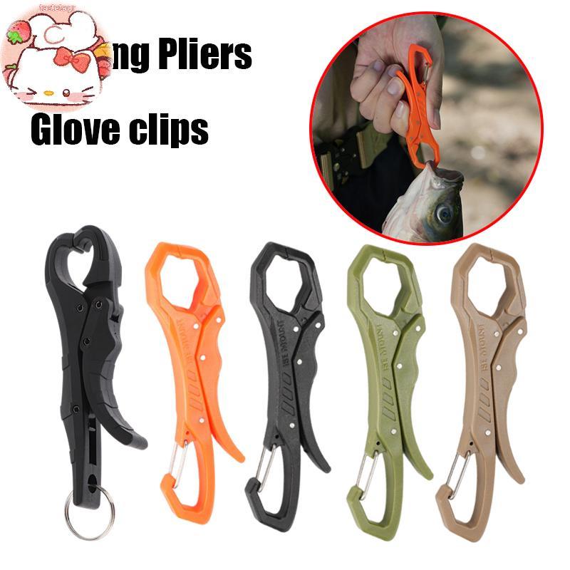 Tast คีมตกปลาแบบพกพา Fish Lip Gripper คีมควบคุมปลา Grabber Keeper ใยแก้ว Fish Gripper อุปกรณ์ตกปลา E