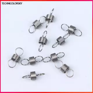 Technicolorsky 10pcs Spinning Wheel Swing Arm Reversing Switch Return Spring Fishing Reel Spring Accessories Spinning Wheel Extension Spring TSY