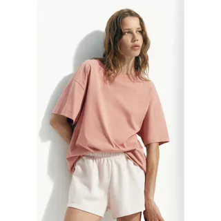 H&M(เอชแอนด์เอ็ม) เสื้อยืดทรงโอเวอร์ไซส์ ผู้หญิง 1246290_8
