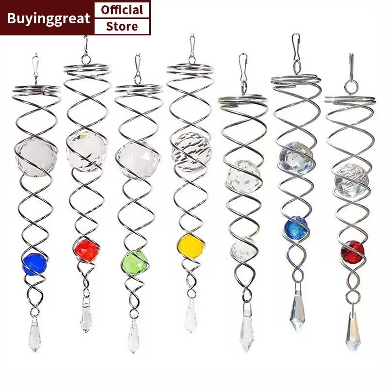 TST Sun Catcher Wind Spinner ตกแต่งเกลียวเกลียว WIND Spinner Gazing Ball เกลียวหาง Wind Spinner Stab