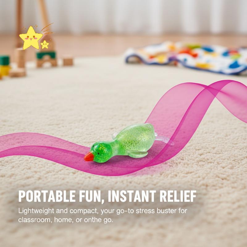 [JBTH] Capybara Turtle Glitter Squeeze ของเล่นช้า Rising สําหรับ Office Home Study ความเครียดบรรเทาเ