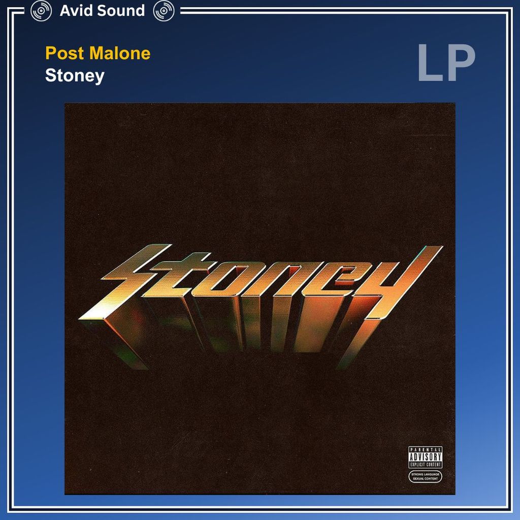 แผ่นเสียง Post Malone Stoney ใหม่ ซีล Post Malone Vinyl LP