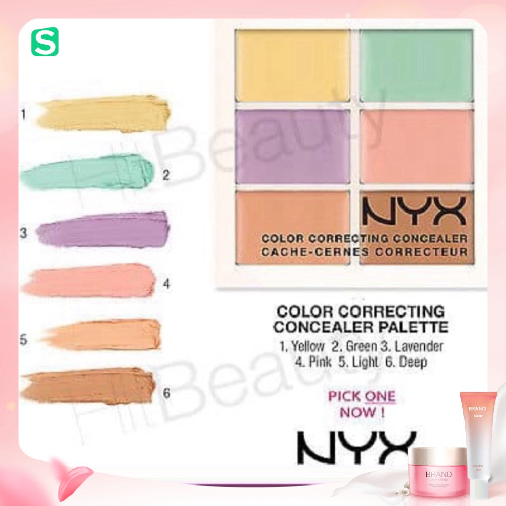 Nyx คอนซีลเลอร์ 6 สี Awesome