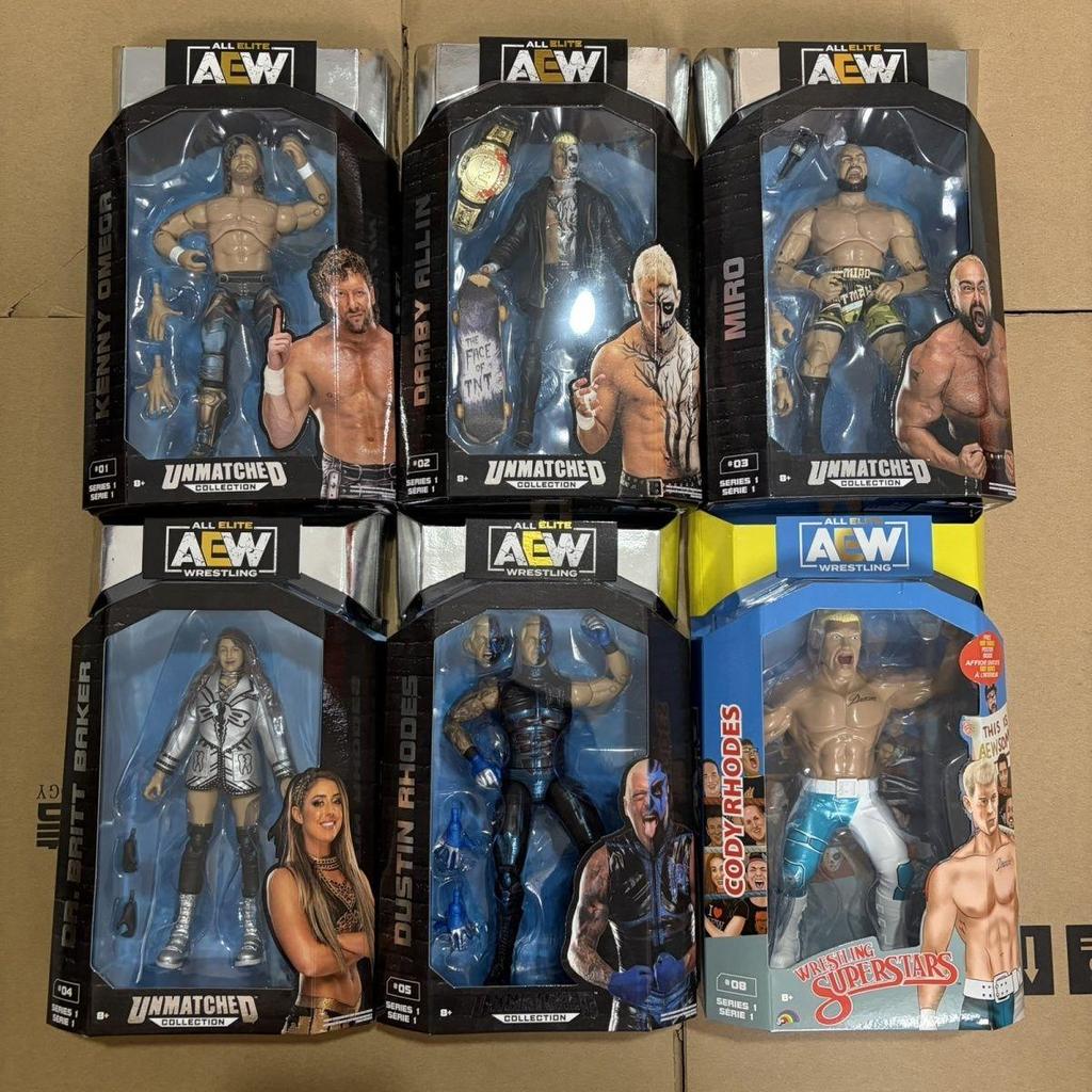 △【AEW】20cm Movable Wrestling Figure Ruthef Brand New Boxed Super Movable Model Toy Soldier Collectib