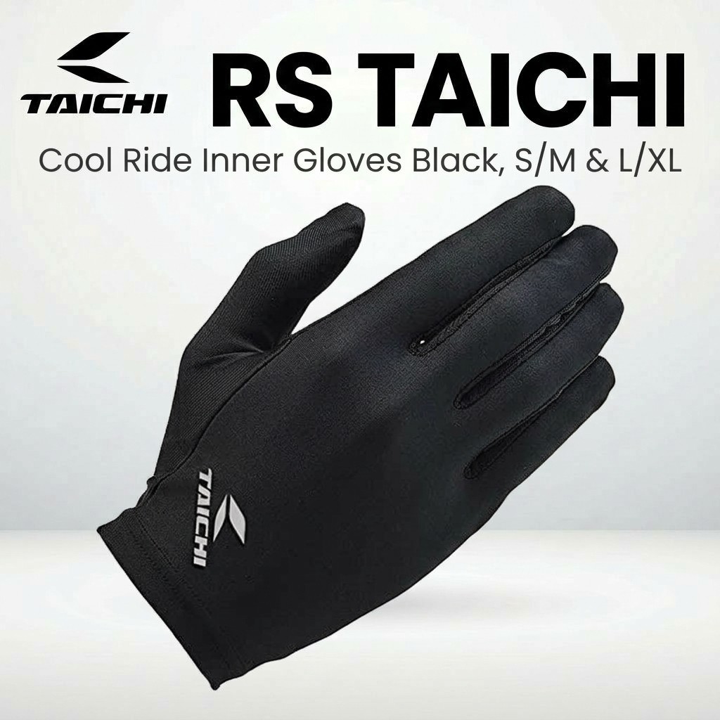 ถุงมืออินเนอร์ขี่มอเตอร์ไซค์ RS TAICHI ฤดูใบไม้ผลิ/ร้อน | RS TAICHI Motorcycle Inner Gloves, Spring/