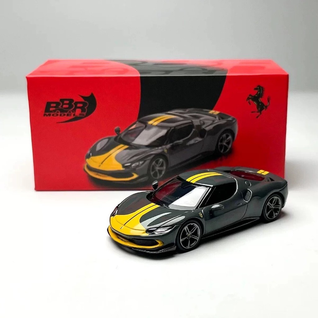 พร้อมส่ง [BBR Ferrari Ferrari 296 GTB Yellow Edge Grey
