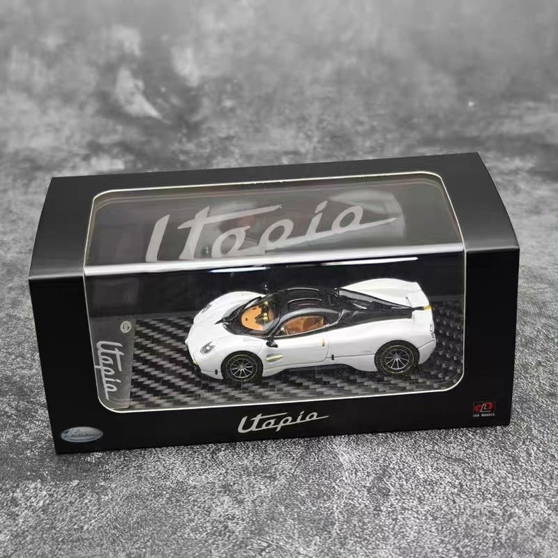 LCD 1: 64 Pagani Utopia Pagani Utopia รถสปอร์ตโมเดลรถโลหะผสม