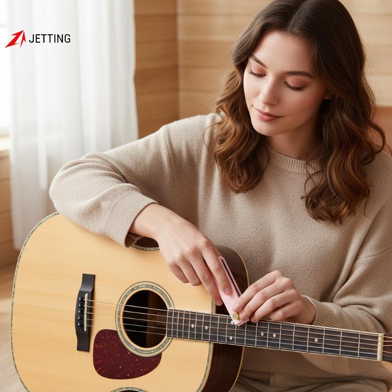 FSTH ปฏิบัติกีตาร์ Silencer Mute Pad String Guard Non-disturbing แบบพกพากีตาร์ String Protector สําห