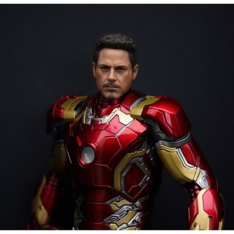 [ระดับไฮเอนด์] พร้อมสต็อก 1/9 Iron Man Head แกะสลัก Battle Damaged Version เหมาะสําหรับ kingarts Iro