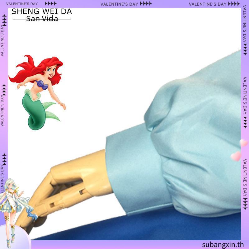 Saint Wilda Little Mermaid COS ชุด Ariel Princess ผู้ใหญ่ชุดคอสเพลย์อะนิเมะเครื่องแต่งกาย f3d