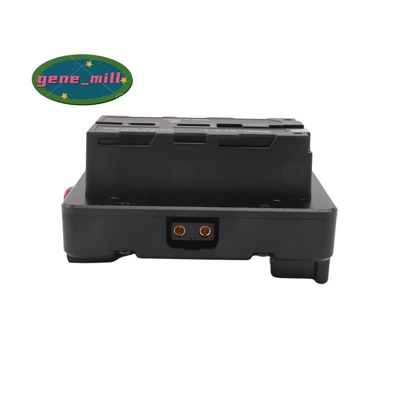 V Mount V-Lock แบตเตอรี่ NP-F F550 F570 F750 F970 Dummy แบตเตอรี่แปลงแบตเตอรี่แผ่น D-Tap สําหรับ LED