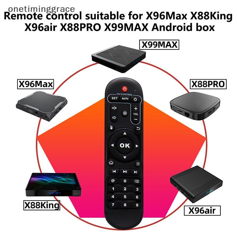 Onetiminggrace X96 MAX รีโมทคอนโทรลสําหรับ X96MAX X96Air X88King X88PRO Aidroid ชุดกล่องด้านบนMedia 