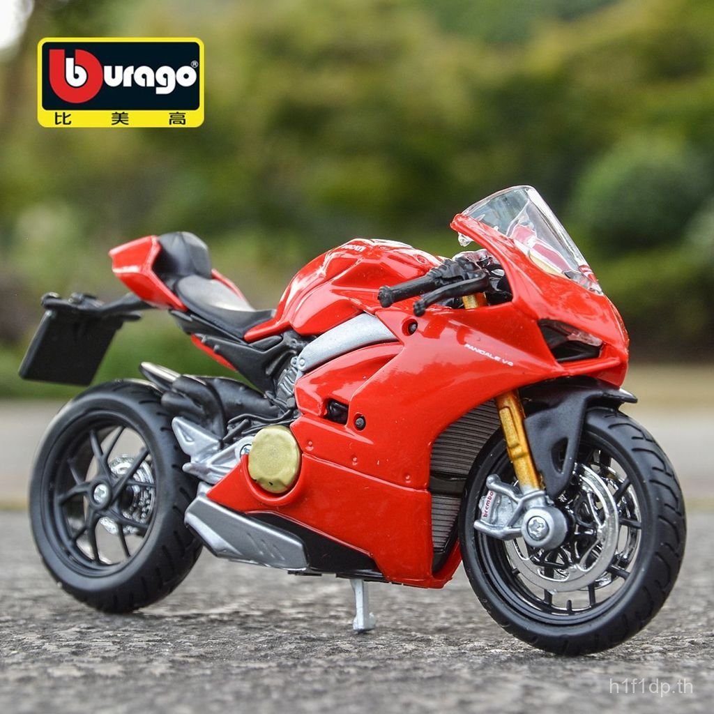 PIMEGO 1: 18 Honda Africa Twin Ducati Rally จําลองรถจักรยานยนต์รุ่นผลิตภัณฑ์สําเร็จรูปของขวัญวันเกิด