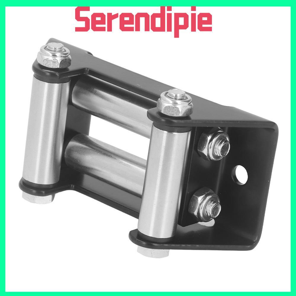 SERENDIPIE Winch Roller Fairlead, เหล็กความแข็งแรงสูง Universal Mount Roller Fairlead, ทนทานอ่อนนุชถ