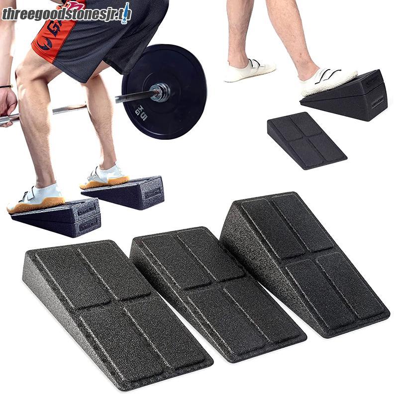 TGST 3pcs Squat Wedge Blo ปรับลื่น Squat Ramp Deadlift Wedge Calf Stretcher Slant Board Strength สํา