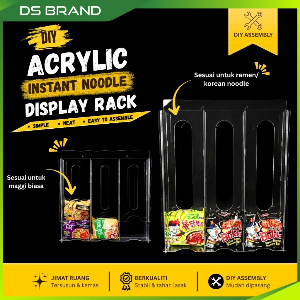 รัก Display Ramen Korea Acrylic DS Brand M