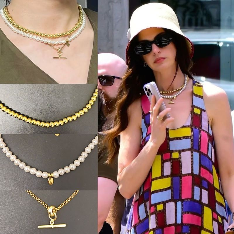 ปีศาจสวมสร้อยคอ Prada 2-Strand สําหรับผู้หญิง