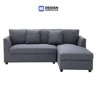 SB Design Square โซฟาเข้ามุมขวา รุ่น Riki สีเทา (198x148x82 ซม.) แบรนด์ SOFA SOLUTIONS