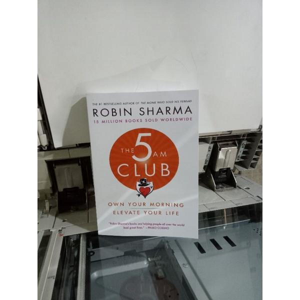 The 5 AM Club Own Your Morning, หนังสือทางกายภาพ Lifeby Robin Sharma ของคุณ
