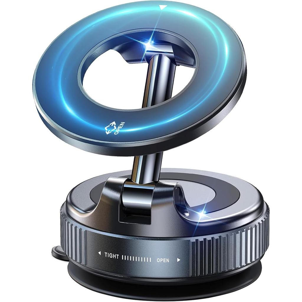 สําหรับ Magsafe Car Mount, [2800gf Magnetic & 98LBS Strongest Vacuum] ที่วางโทรศัพท์, 360° ที่วางโทร