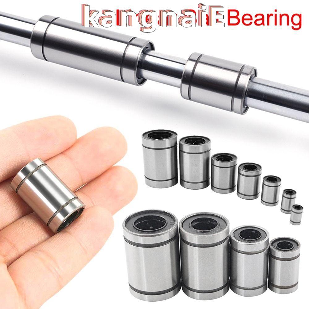 KANGNAI Bushing Steel สําหรับเครื่องพิมพ์ชุบนิกเกิลทนทาน LM3UU LM4UU LM5UU LM6UU