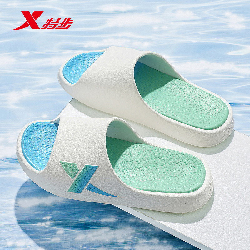 XTEP/TEP รองเท้าแตะกีฬาผู้ชายผู้หญิงฤดูร้อนกลางแจ้งอินเทรนด์รองเท้าแตะคู่รองเท้าแตะชายหาด Flip-Flops