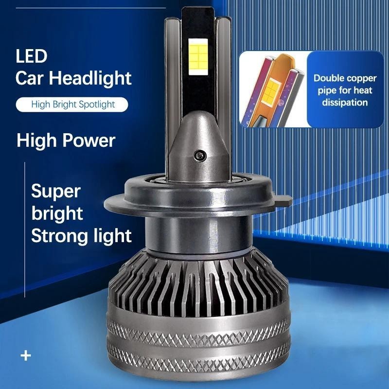 F680 H7 ที่มีประสิทธิภาพ LED ไฟหน้าหลอดไฟ H1 H4 H8 H9 H11 9005 9006 9012 LED ไดโอดโคมไฟสําหรับไฟหน้า
