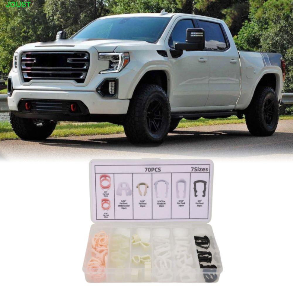 JOUST Fuel Line Retainer Clip Kit, วัสดุไนลอนพลาสติก Fuel Line Retainer Clip Assortment, Reusable De