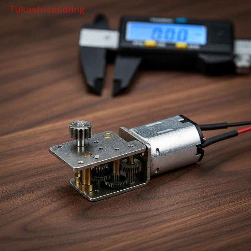 (Takashiseedling) Mini Gearbox N20 Motor DC 3V 3.7V 20RPM Metal Build for Miniature Car Precision En