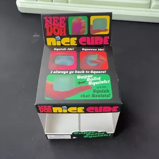 [พร้อมส่ง] NeeDoh Nice Cube สกุชชี่ ของเล่นคลายเครียด ของเล่นบีบ squishy ของเล่นเด็กผู้หญิง ลายน้ำแข็ง บีบสนุก หนึบหนับ บีบอัด