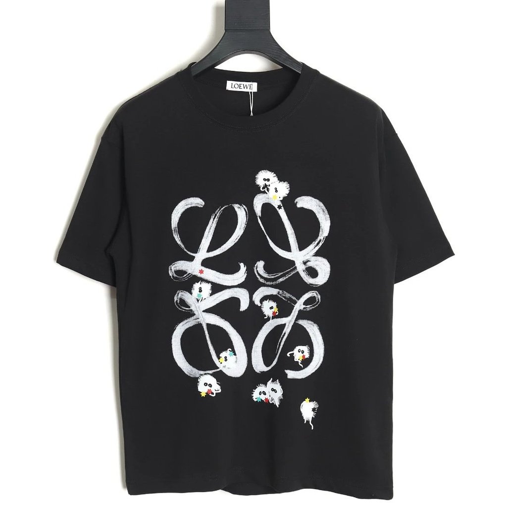 Loewe Loewe Loewe 24SS Briquettes เสื้อยืดแขนสั้น