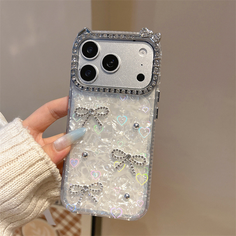 DIY ประกายเพชรสร้อยข้อมือกุทัณฑ์เคสโทรศัพท์เข้ากันได้สําหร รูปที่ 5