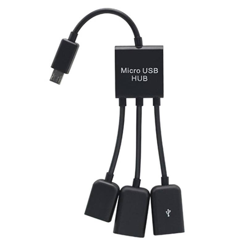 3-in-1 Micro USB OTG ADAPTER: USB HUB พร้อม3พอร์ตสำหรับสมาร์ทโฟนแท็บเล็ตและคอมพิวเตอร์ ราคา ถูกที่สุด ดีลบีเคเค แกลเลอรีภาพที่ 5