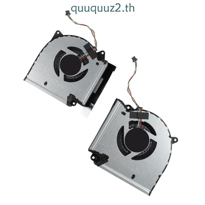 Quu CPU + GPU พัดลมระบายความร้อนแล็ปท็อป Coolers พัดลมสําหรับ ROG 7 Plus G713P G713PV G713PU G713PI 