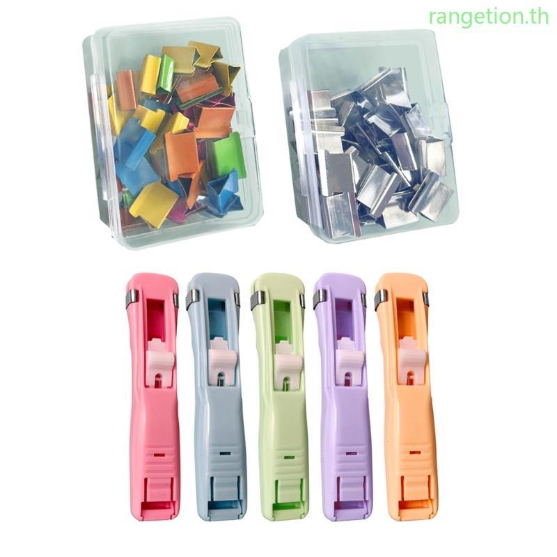 RAN Clam Clip Dispenser คลิปเติมแบบใช้ซ้ําได้จะไม่ทําให้ความเสียหายคลิปเครื่องผูกกระดาษ